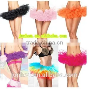 Ladyes Girls Dancewear Cute Tulle Petticoat Tutu Pettiskirt Princess Party Skirt thumbnail-1