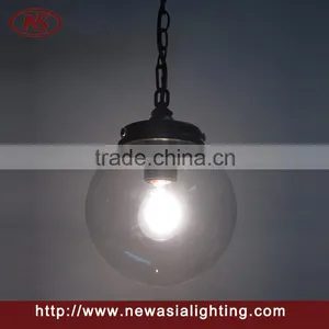 Tradition Clear Glass Pendant Light thumbnail-1