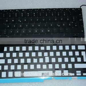 Germany Keyboard Replacement LED Backlight For Macbook Pro A1286 2008-2012 thumbnail-2