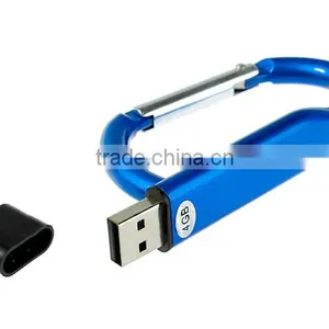 Custom Carabiner Metal Usb Flash Drive 4gb Supplier's Choice thumbnail-2