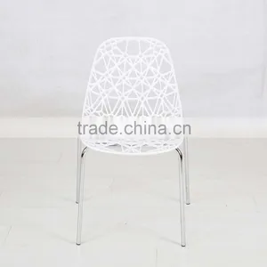 Hollow Personality Design Plastic Chairs Colored Home Goods Grid Office Chair thumbnail-3