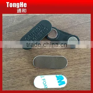 Ellipse Shaped Magnetic Name Badge/Magnetic Name Tag thumbnail-2