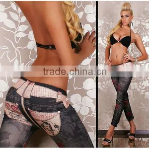 2014 Fancy Tight Pants Lady Sexy Sheer Legging Pants L22107 thumbnail-1