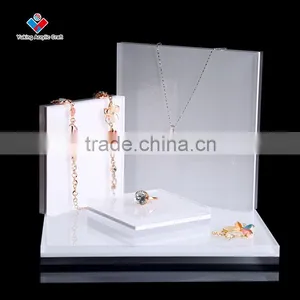 High Transparent Acrylic Cube Building Block to Display Jewelry Clear Thick Square Acrylic Block thumbnail-1