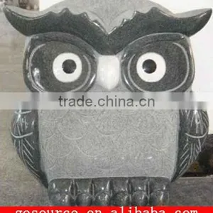 Black Color Marble Stone Home Decorative Owls thumbnail-1