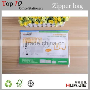 Clear pp Cover Plastic Waterproof Slide Zip Document Holder thumbnail-2