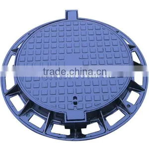 On Heavy Duty Gutter Round Locking Manhole Covers Sizes Ductile Iron Quality Choice thumbnail-1
