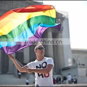 Custom Size Polyester Printed Type Rainbow Flag thumbnail-5