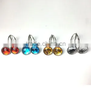 Shower Curtain Hooks/Acrylic Shower Curtain Rings/colorful Acrylic Rings thumbnail-2