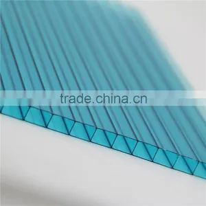 UV Protection Lightweight Roofing Materials Polycarbonate Hollow Sheet Balcony Cover Sheet thumbnail-4