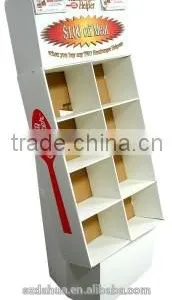 Floor Four Side Cardboard Book Display Stands thumbnail-1