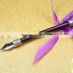 Promotional Calligraphy Metal Feather Pen Gift Set thumbnail-1
