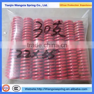 Red Medium Load Press Mould Compression Die Spring thumbnail-1