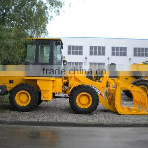XCMG Mini Wheel Loader LW188 With Fork thumbnail-1