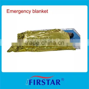 Aluminized Non-stretch Polyester Gold Emergency Blanket thumbnail-5