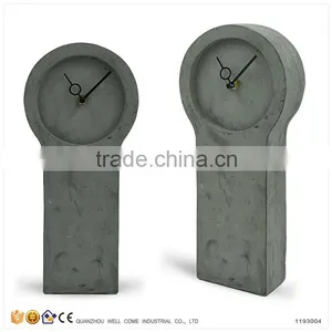 Garden Decor Cement Concrete Clock for Desktop thumbnail-1