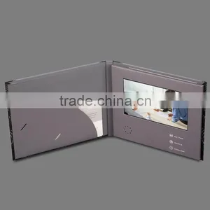 Digital Lcd Video Player Mailer With Pocket and Hard Cover From Shiny thumbnail-1