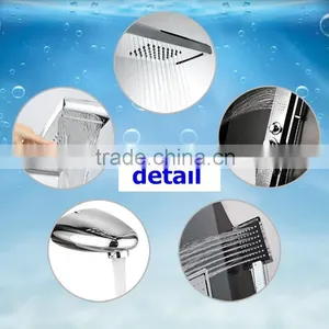 China Supplier LED 304 Stainless Steel Column Set Shower Panel Y-002 Quality Choice thumbnail-3