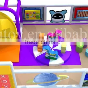 Small Size Space Theme Kids Indoor Play/Soft Children Toddler Playground thumbnail-3