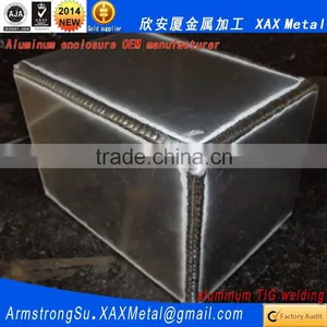 XAX34Alu OEM ODM Customized Laser Cut Bend Weld Sheet Aluminum Router Enclosure thumbnail-5