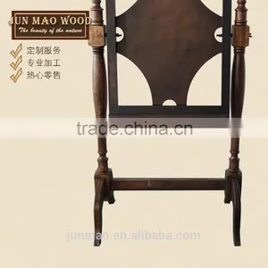 Brown Birch Carving Design Two-Side Pop Floor Poster Stand Display thumbnail-3