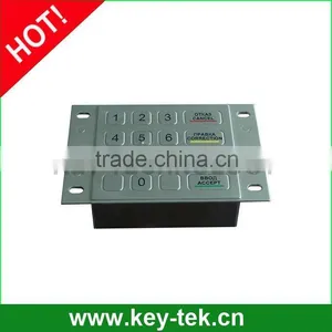 IP65 4x4 Rear Panel Mount Industrial Usb Metal Numeric Keypad thumbnail-1