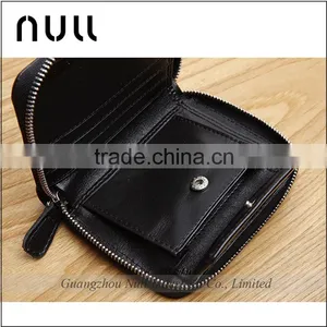 Portable High Quality Custom Leather Zipper Coin Purse thumbnail-5