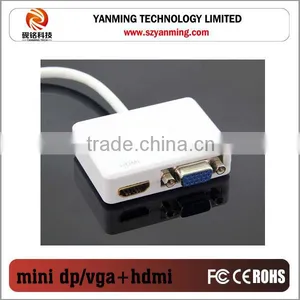 Mini Displayport to HDMI and Vga Adapter Cable 20cm thumbnail-2