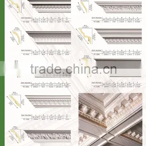 PU Good Price Beautiful New Modern Decorative Polyurethane Crown Moulding thumbnail-3