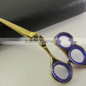 Gold Color Barber Scissors Free Shipping 50 Pieces thumbnail-1