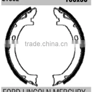 Auto Parts Brake System for Ford Lincoln Volvo S725-1497 F1VY-2N712-A Rear Brake Shoes thumbnail-1