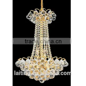 Silver Decorative Hanging Crystal Pendant Lamp From Zhongshan thumbnail-4