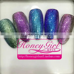15ml Chameleon Gel Nail Polish Soak Off UV Color Gel, Salon Beauty Cat Eye Varnish thumbnail-1