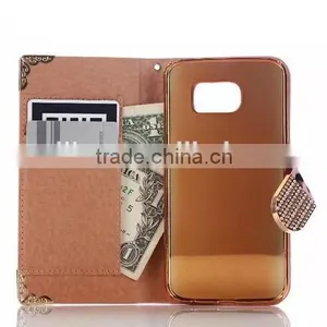 China Factory Direct Sale For Samsung Galaxy S6 Leather Case, Galaxy S6 PU Leather Wallet Case thumbnail-3