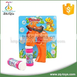 New Design Dinosaur Shape Plastic Soap Bubble Water Gun Toy thumbnail-3