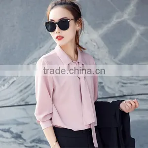 Lady and Woman Casual Office Elegant Blouses and Shirts Top thumbnail-1