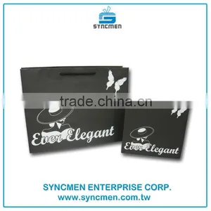 2016 High Quality Taiwan Factory With Pope Handle Custom Printed Paper Bags thumbnail-3