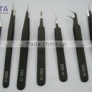 Hot Selling Stainless Steel ESD Tweezers Manufacturing/tweezers Eyelash Extension Esd TWEEZERS thumbnail-3