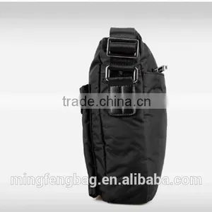Costom Fashionable Nylon Oxford and Canvas Fabric Cross Strap Single Shoulder Messenger Bag for Men thumbnail-5