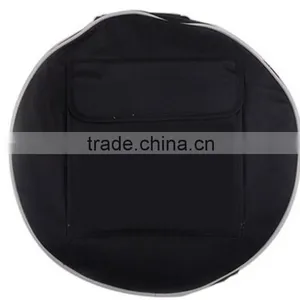 Custom High Quality Black 600D Oxford Waterproof Round Bass Drum Bag thumbnail-2