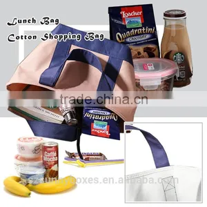 New Design Customized Lunch Bag Cotton Tote Bag Shopping Bag thumbnail-5
