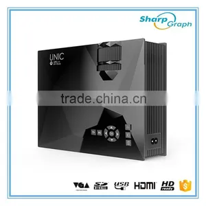 Online Shopping UNIC Mini Full HD LED Digital Wifi Projector UC46 Mobile Phone Home Video Projectors thumbnail-1