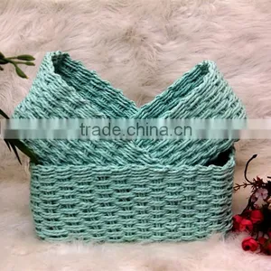 Straw Weaving Laundry Basket New Arrival Set With Lining Storage Basket thumbnail-3