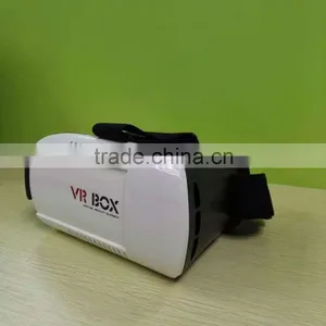 3D VR Box Virtual Reality Headset Adjust Cardboard ABS and Spherical Resin Lens for Iphone Lens thumbnail-2