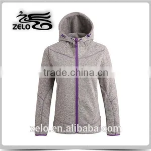Inside Fleece Hoody Women Custom Knit Sweater thumbnail-1