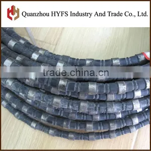 Abrasive Wire Saw for Marble Granite Basalt Quarry and Shaping Diamond Wire Saw for Sale thumbnail-2