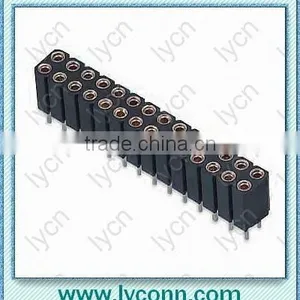 2.54 mm Solder Type Double Row SIP Socket thumbnail-1