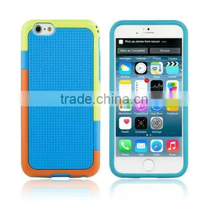New Style Colorful Hybrid Case for Iphone6 6s Contrast Color PC + TPU Back Cover Case For Iphone 6 6S thumbnail-3