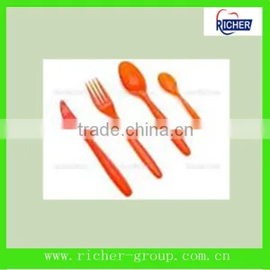 Colorful Promotional Plastic Forks ,knifes Spoons China Manufacturer thumbnail-1