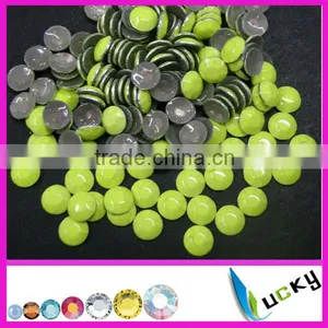 Hot Fix Rhinestuds Neon Lime Hotfix Octagon Neon Lime thumbnail-1